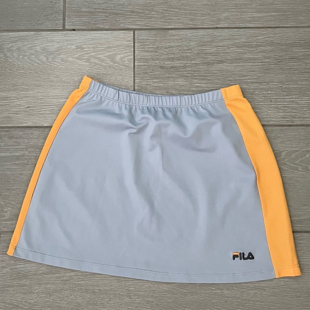 Fila Athletic Skirt Gray / Orange Size M